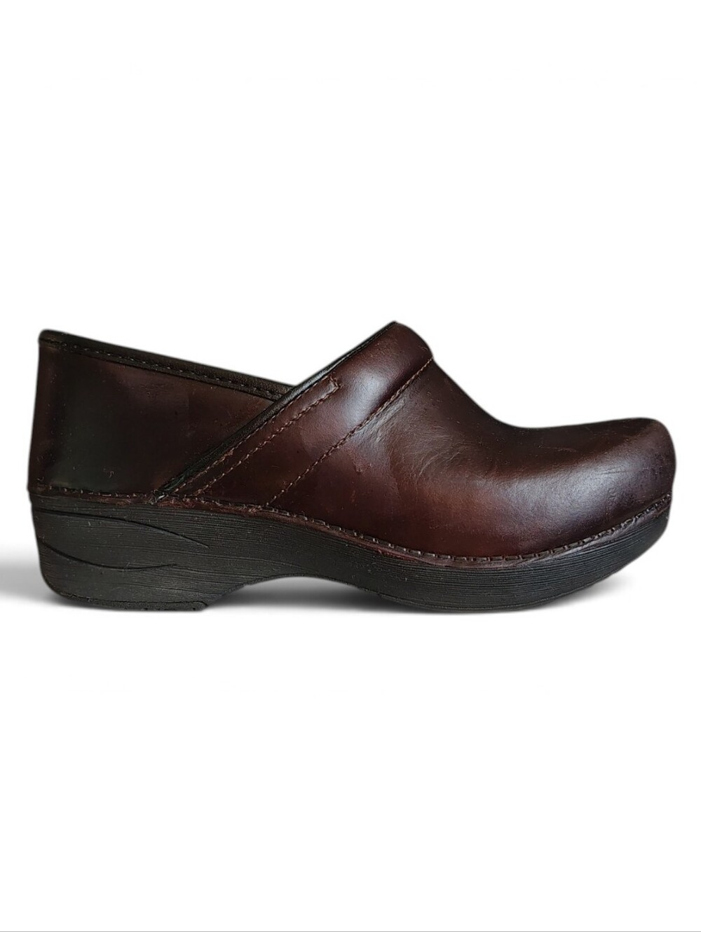 Dansko XP 2.0 Women's 37 Brown Leather Slip On Clogs Slip Resistant Waterproof